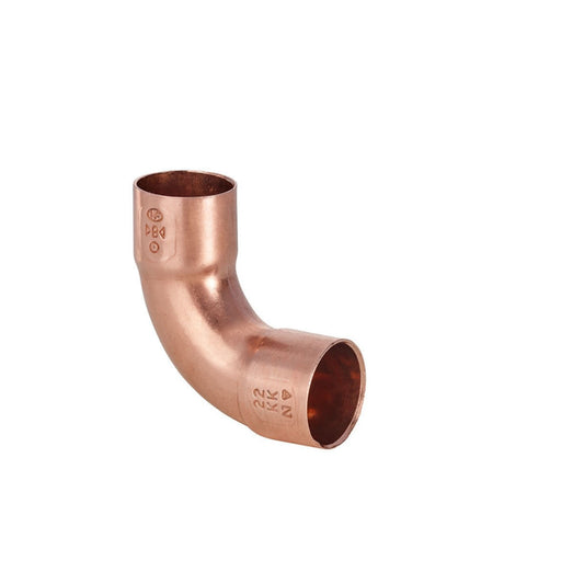 Solder elbow 90 deg 5002A 22mm I/I CU