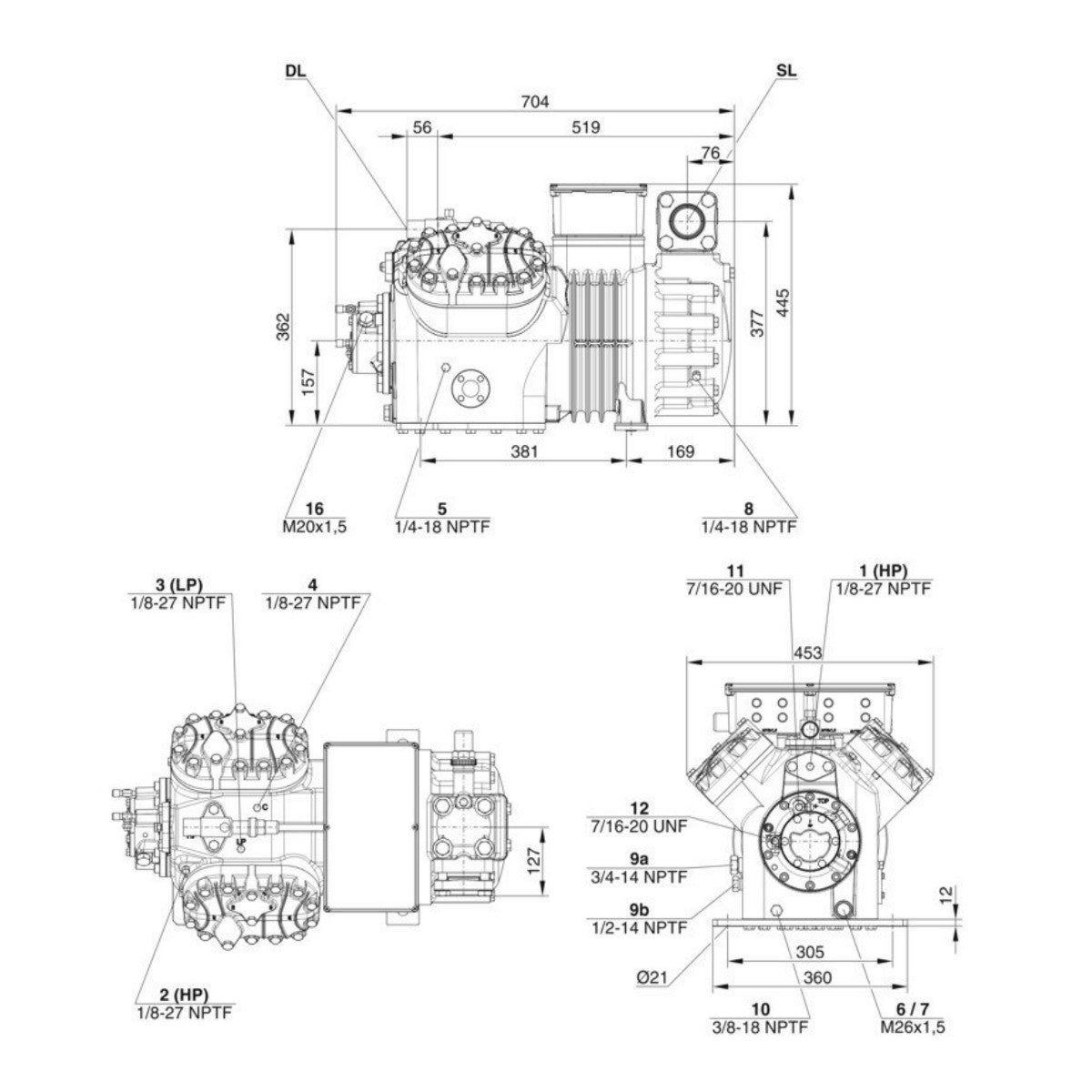 Kompressor 4GE-23Y-40P Bitzer