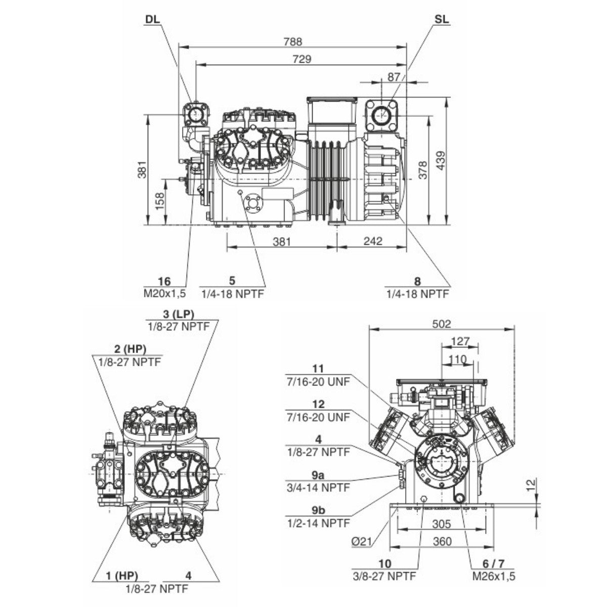 Kompressor 6FE-44Y-40P Bitzer