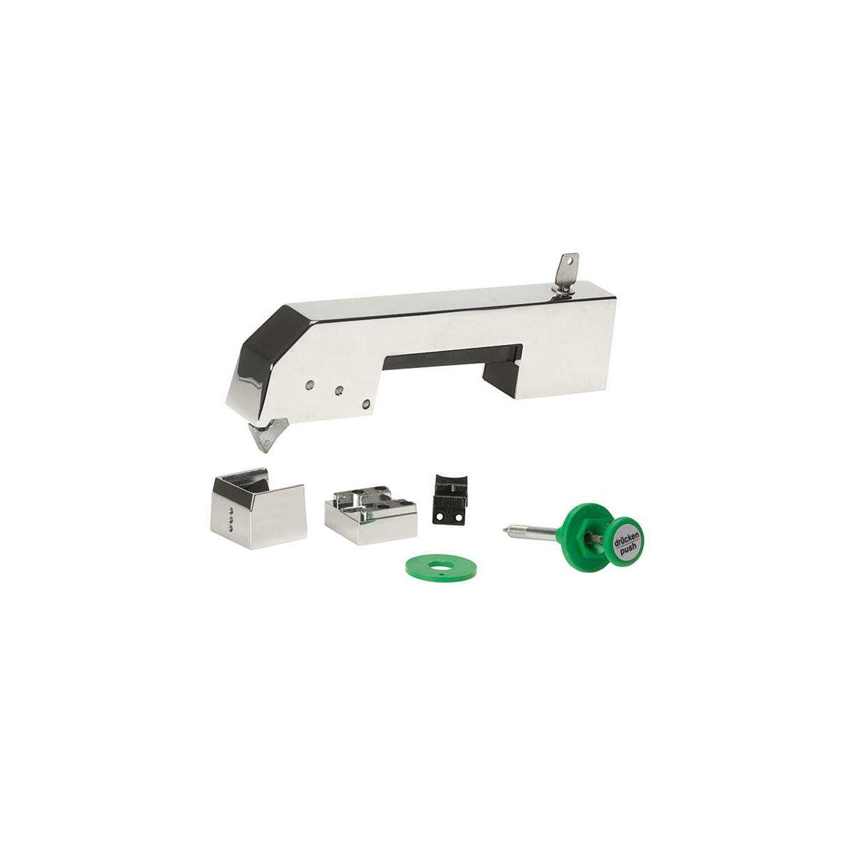 Verschluss Jumbo 6000 chrom komplett 80mm