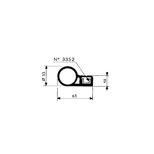 Gummidichtung 3461 Fermod