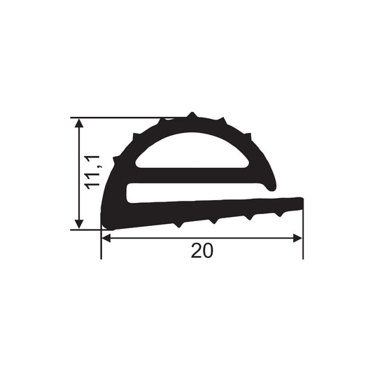 Rubber seal FD59 / JCR-003