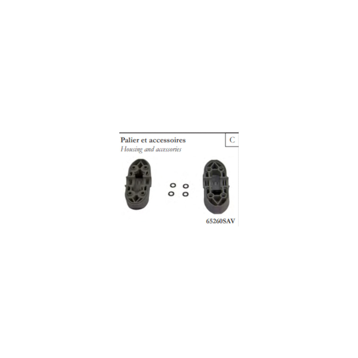Griffhalterung 65260SAV 8730 Fermod