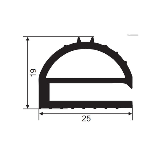 Sealing profile FD169