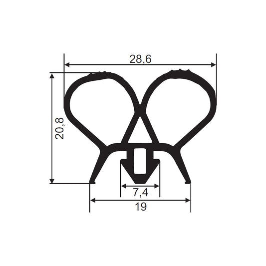 Gummidichtung FD6608 / JCR-010