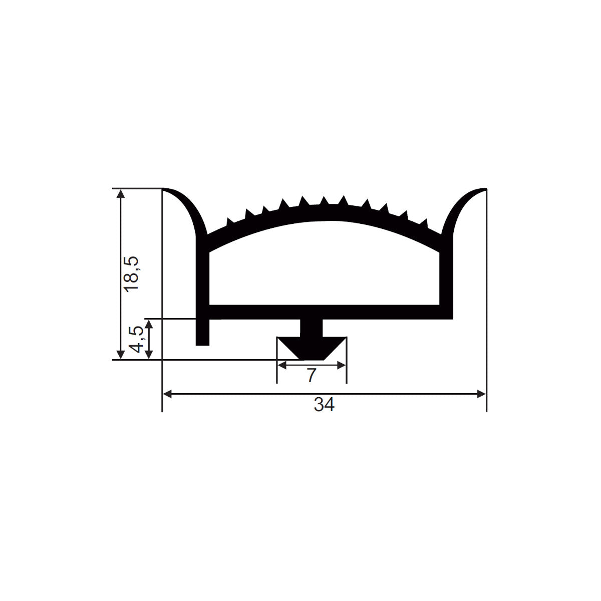 Sealing profile FD8934 | JCR-024