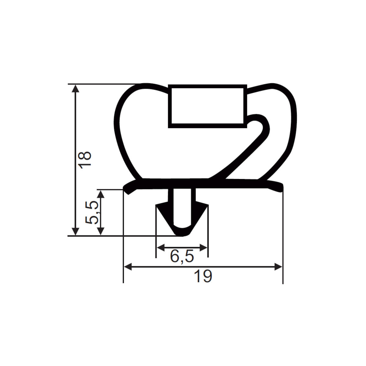 Magnetic seal FD323 | Frame