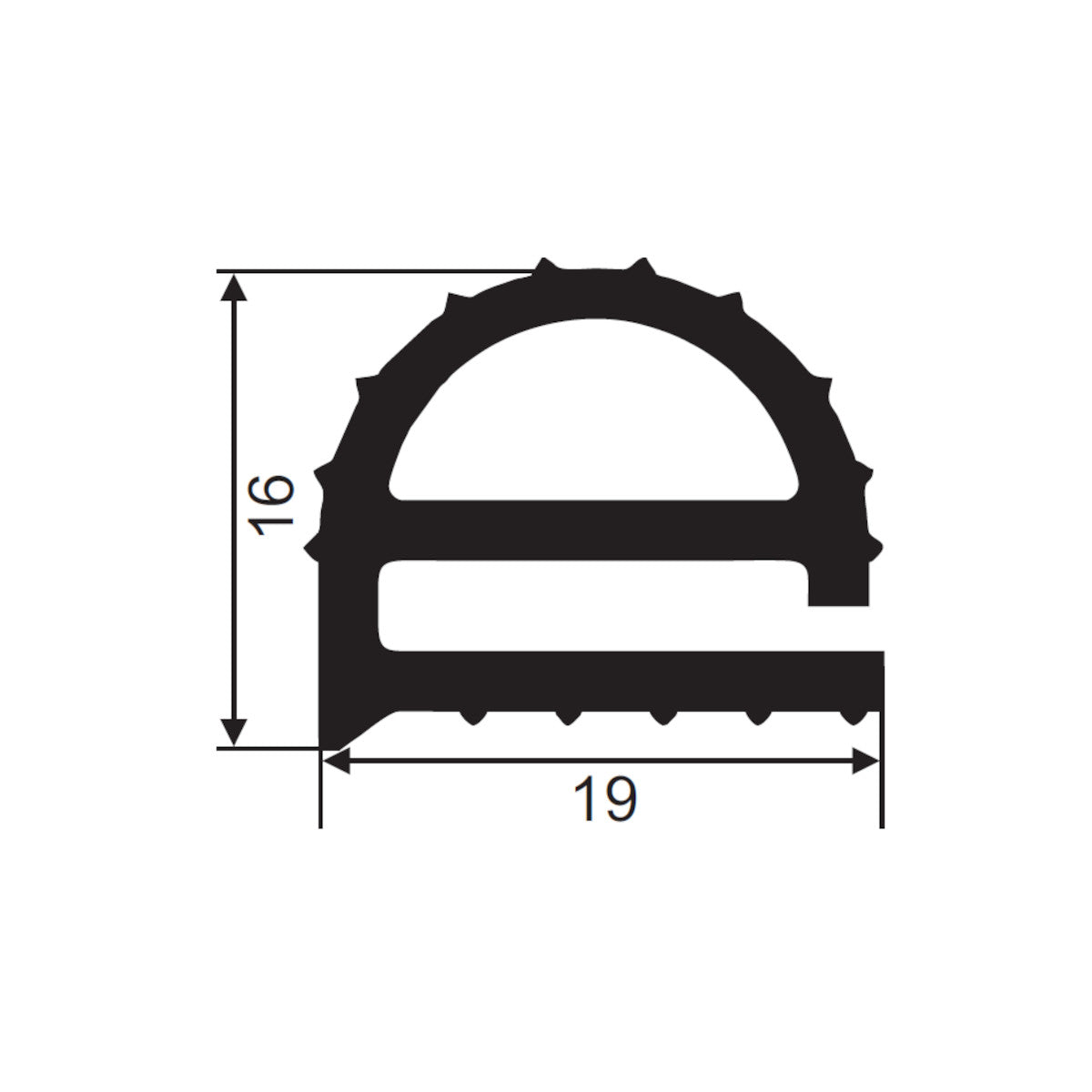 Sealing profile FD30