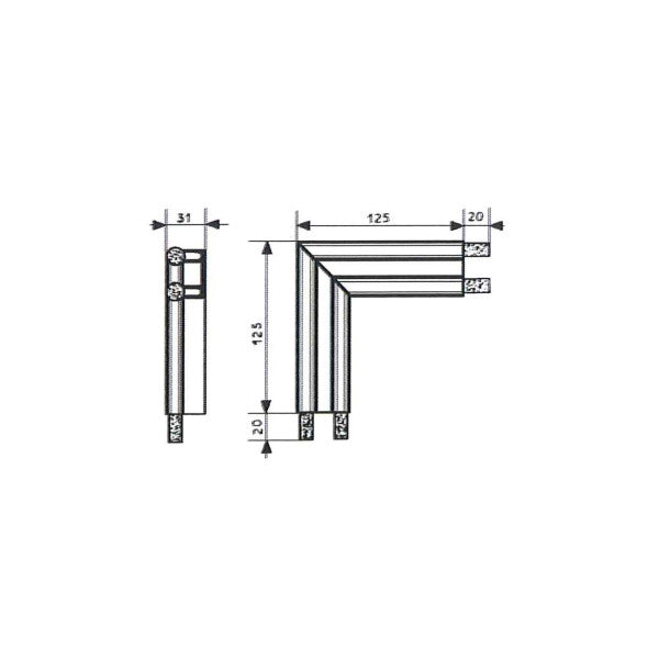 Sealing profile 4451 Fermod