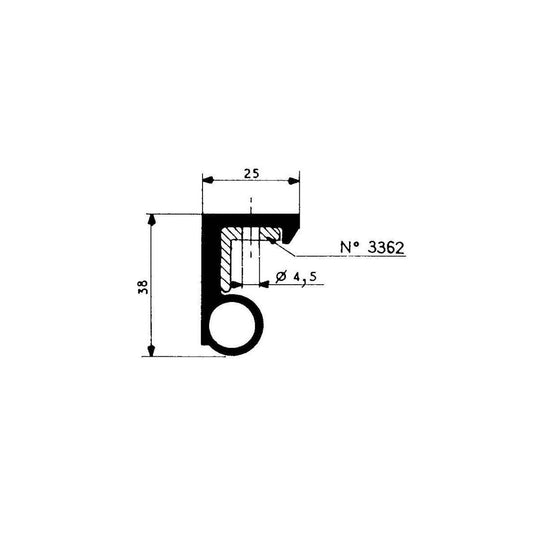Sealing profile 3350 | 2.1m Fermod