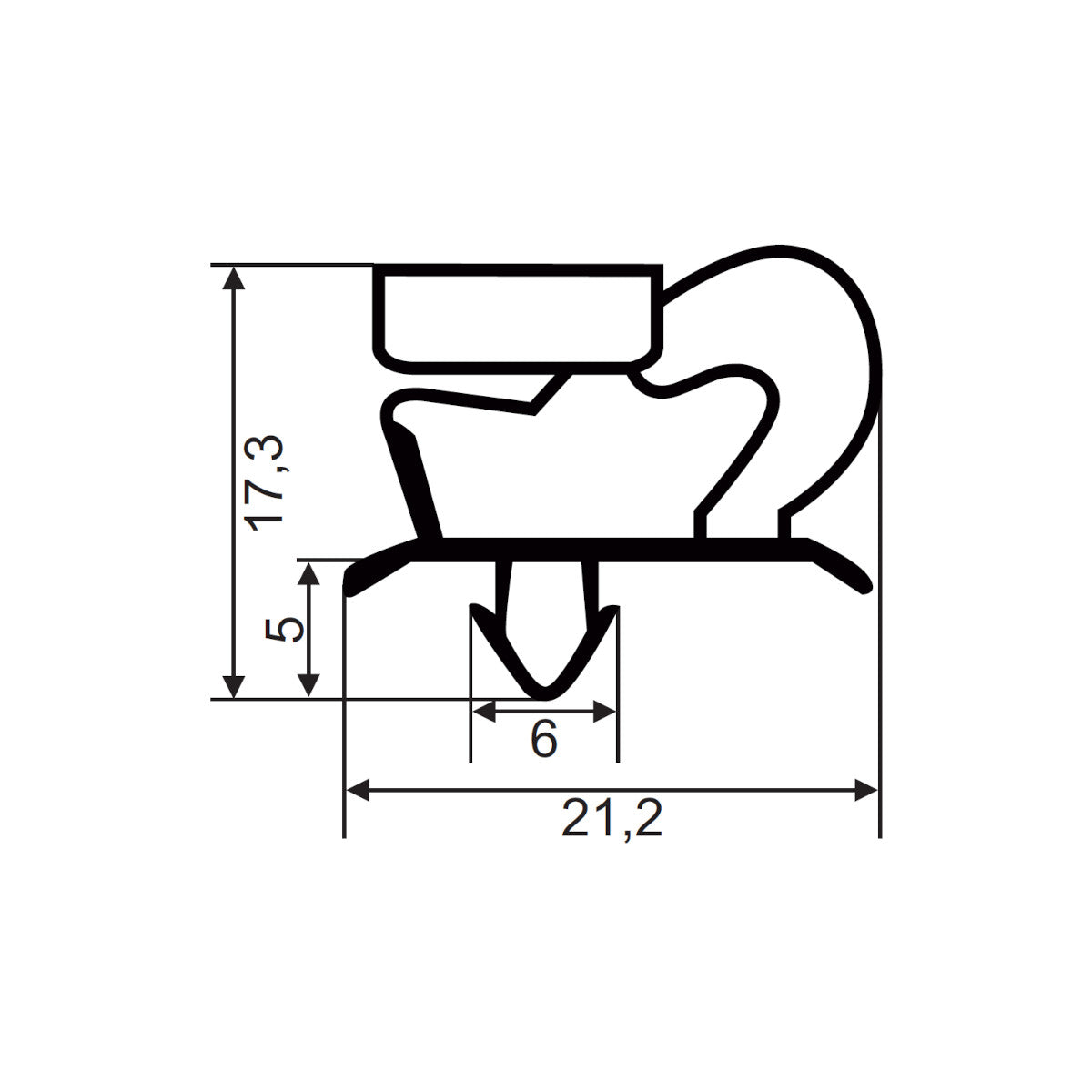 Magnetic Seal FD383 | Frame