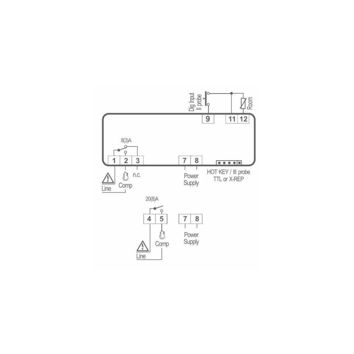 XR20CX-0N0C0 12V Dixell