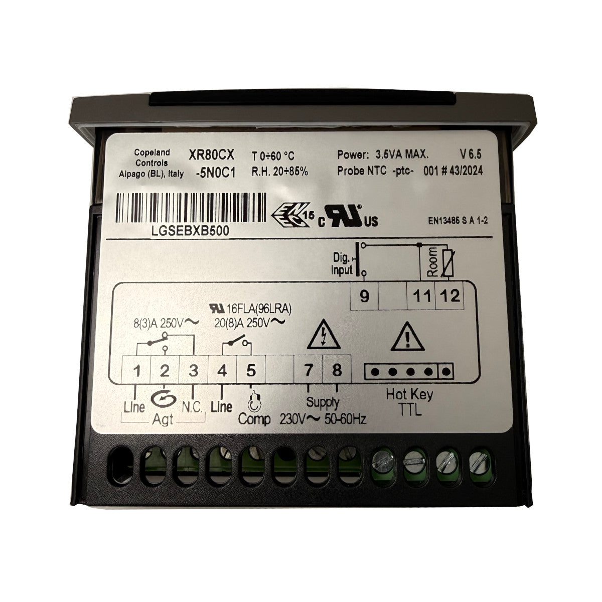XR80CX-5N0C1 230V 20A Dixell