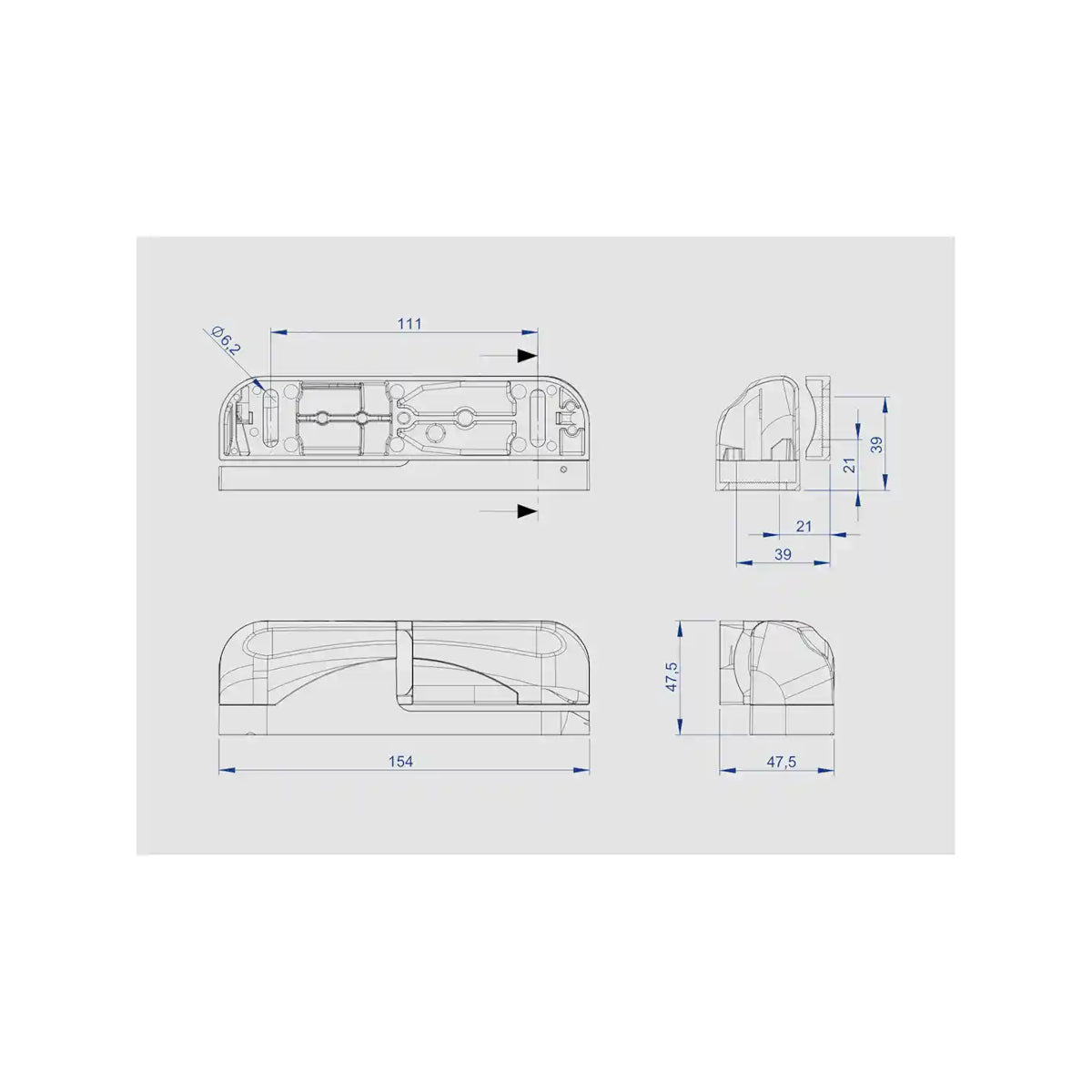 Hinge 7514 Bono LS Rahrbach 7514-020071
