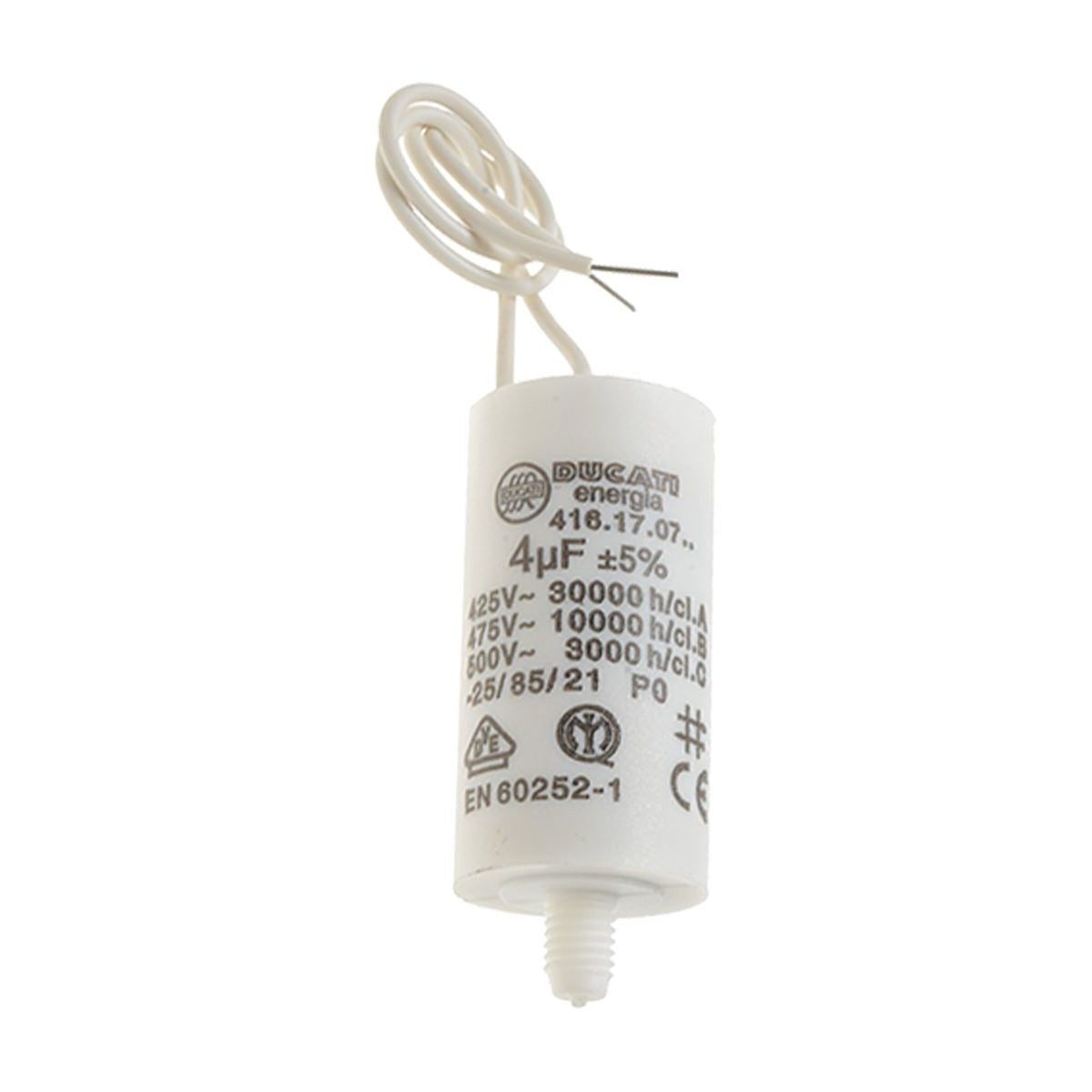 Kondensator 4µF mit Kabel