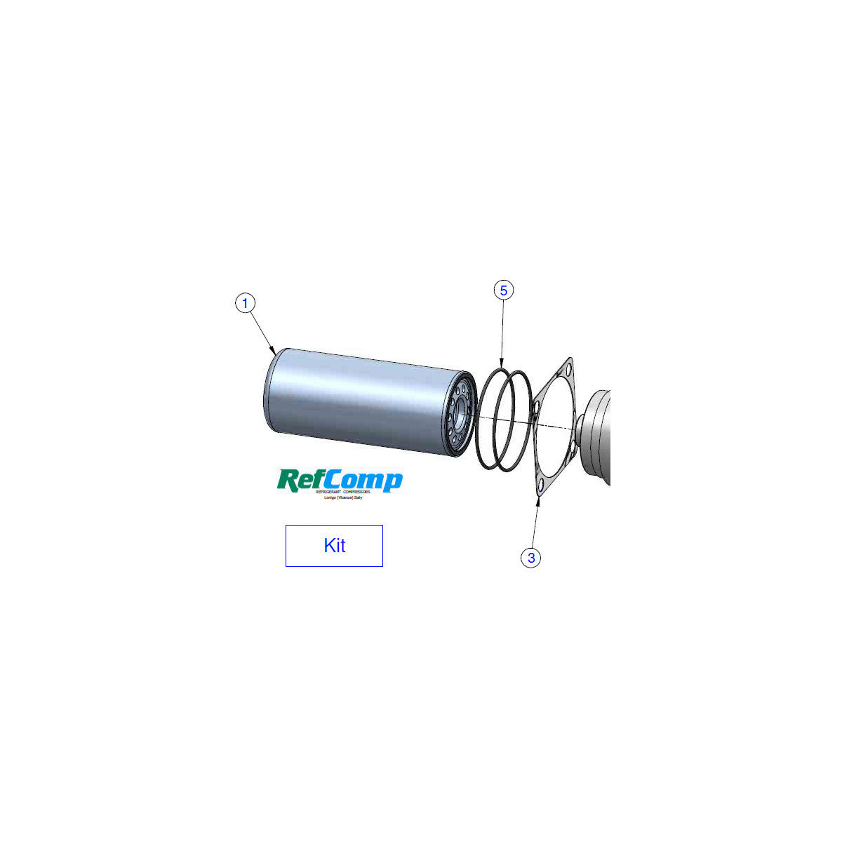 Ölfilter Kit 303672 RefComp