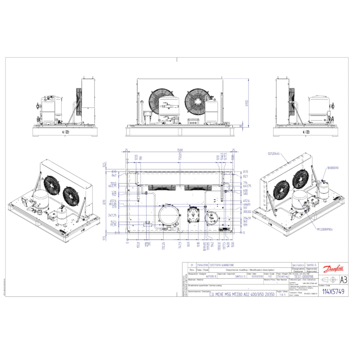 MGRN136MTA02E 114X5749 V-kit Danfoss