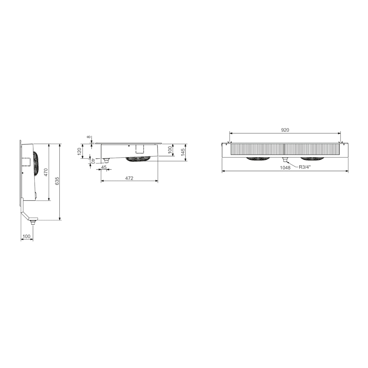 FKN 426 ECD Luftkühler MultiRef Roller