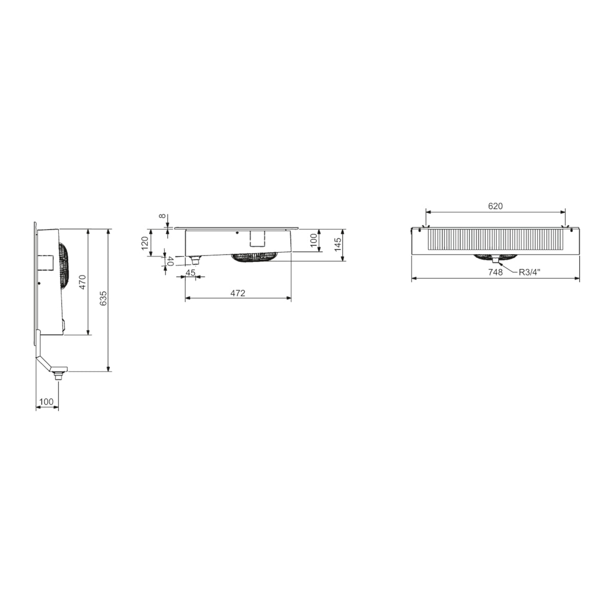 FKN 414 ECD Luftkühler MultiRef Roller