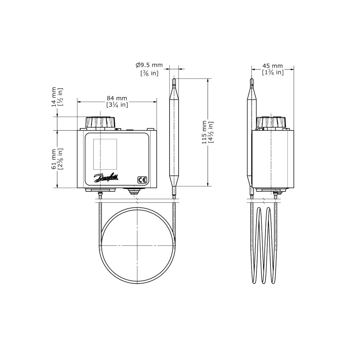 Thermostat KP71 060L111366 Danfoss
