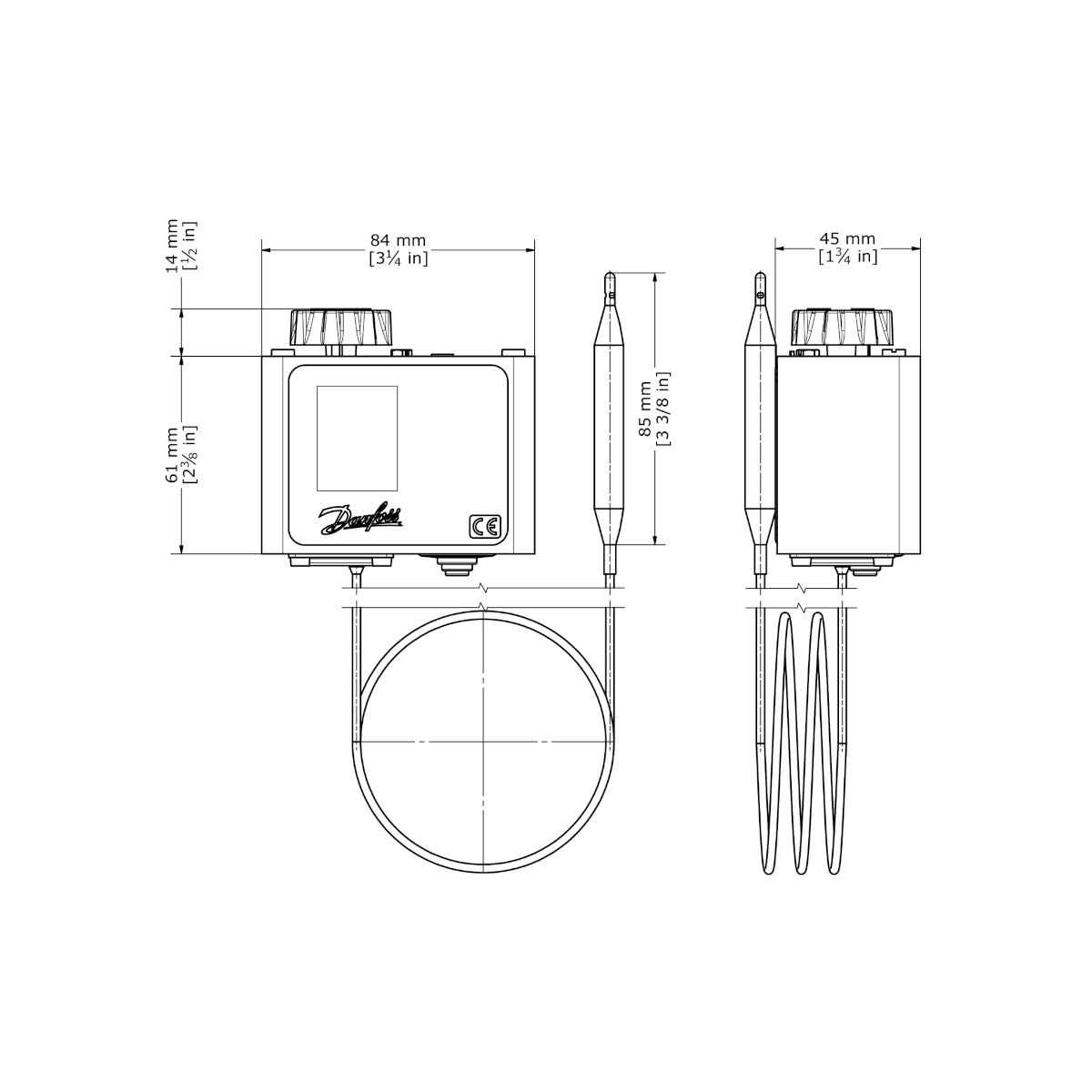 Thermostat KP73 060L114366 Danfoss
