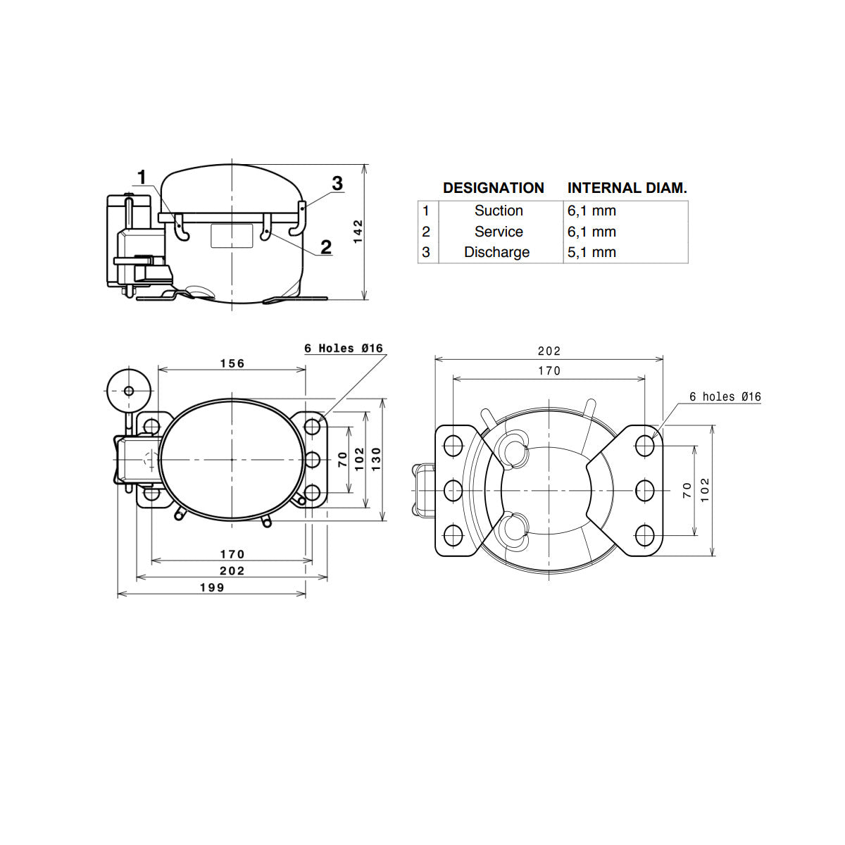 Compressor B38G Cubigel