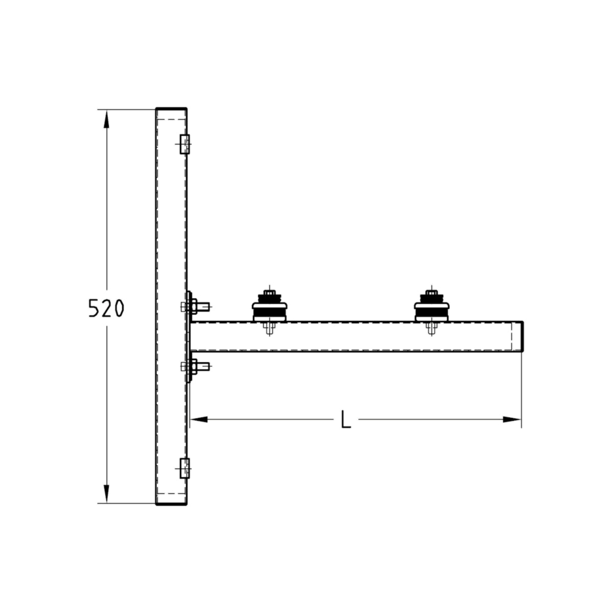 Wandkonsole WKM560 Müpro