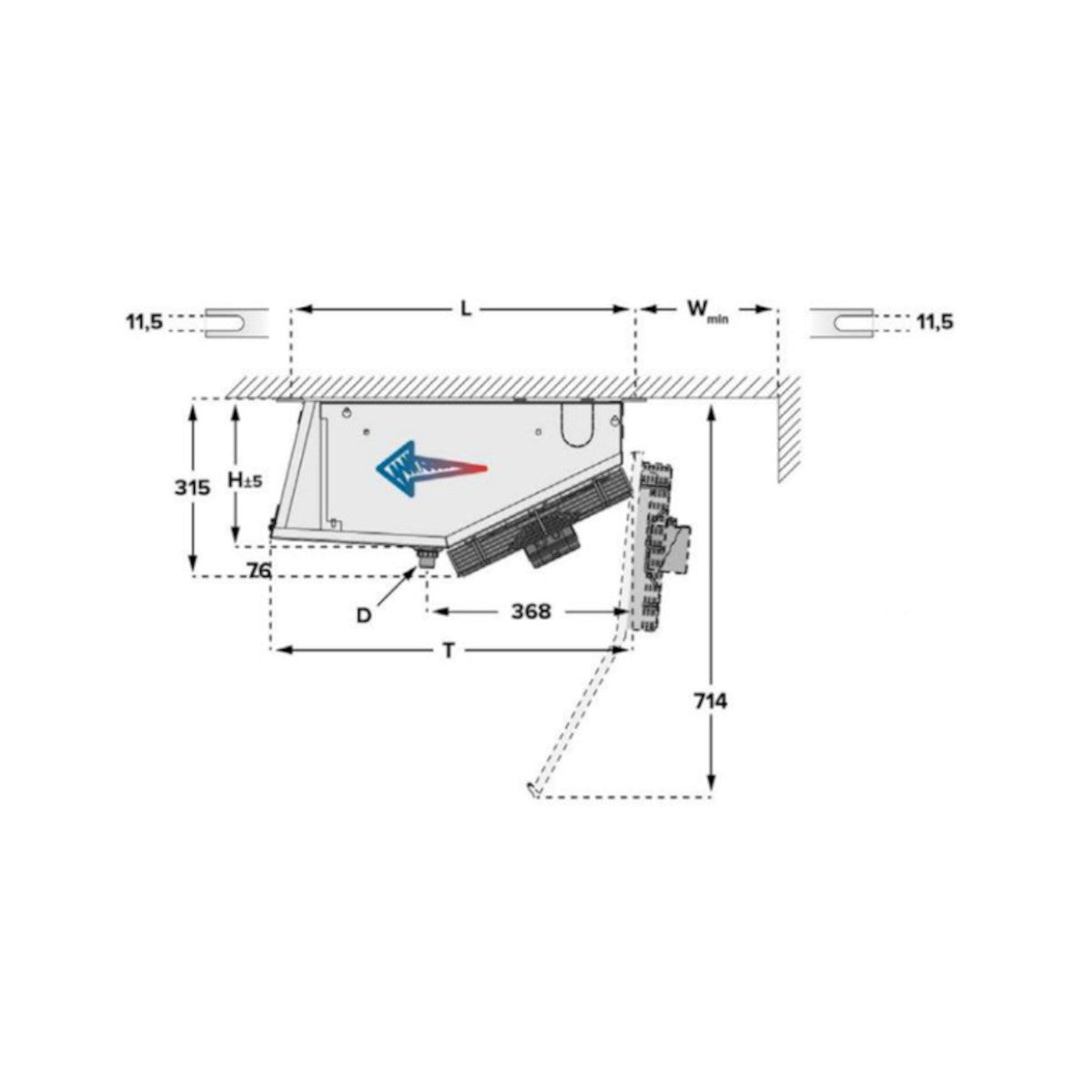MCC-301-6BN-HX32-1 / DFB071D ceiling air cooler Kelvion