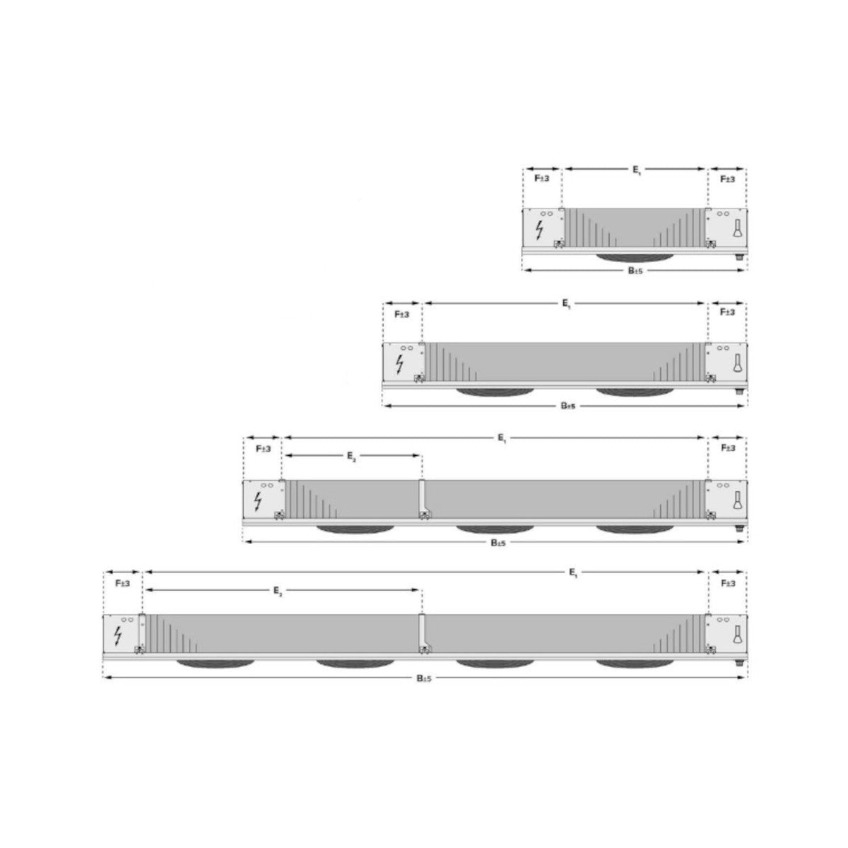 Deckenverdampfer MCC-304-4BN-HX32-1 Kelvion