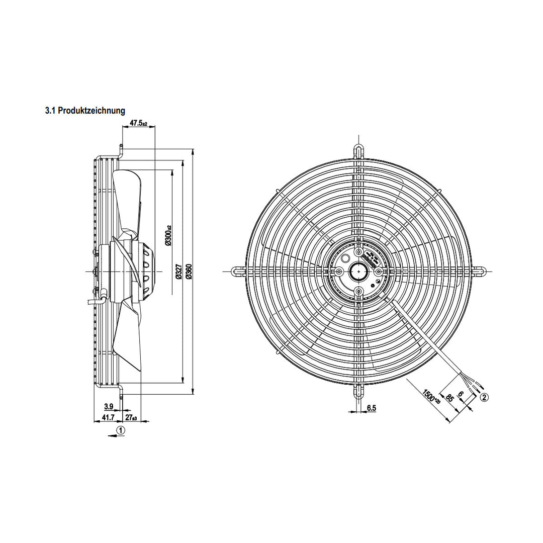 S4S300-AA02-19 Fan Unit ebm-papst