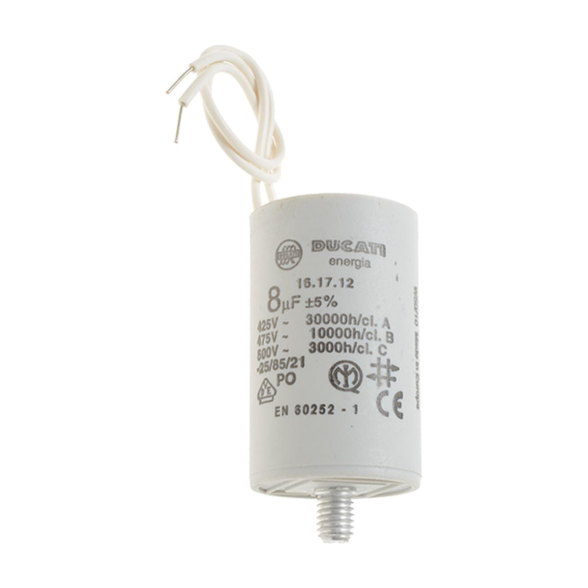 Kondensator 8µF mit Kabel