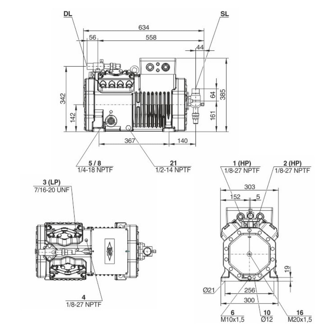 Kompressor 4NES-14Y-40P Bitzer