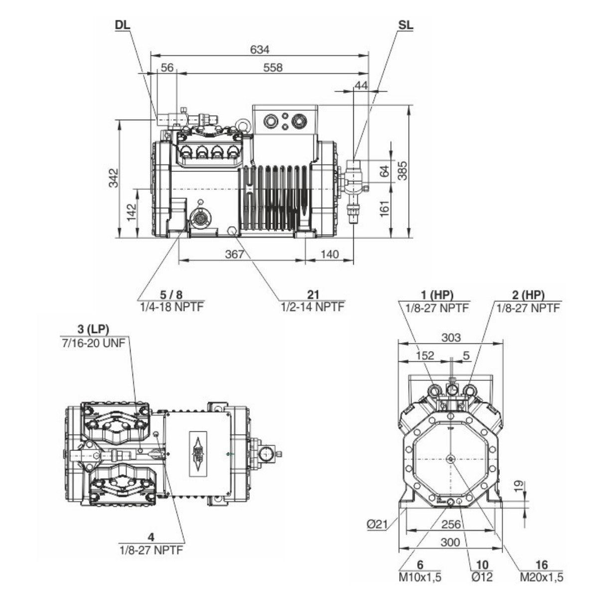 Kompressor 4NES-14Y-40P Bitzer
