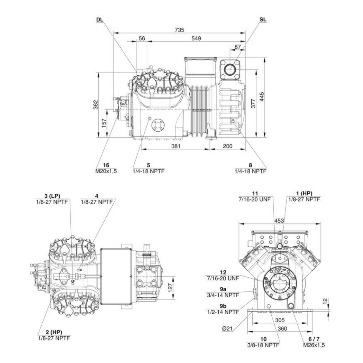 Kompressor 4GE-30Y-40P Bitzer