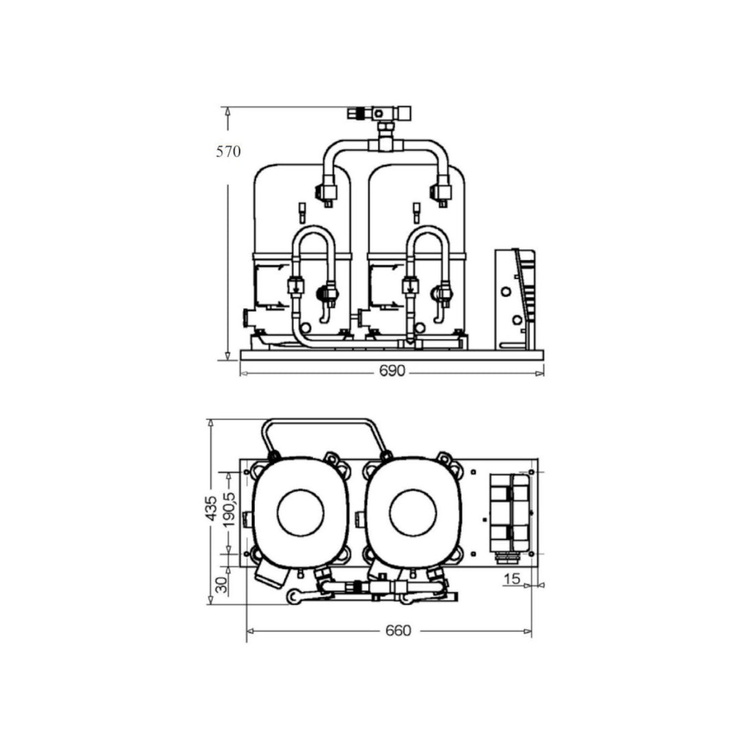Kompressor TAGD4590Z Tecumseh