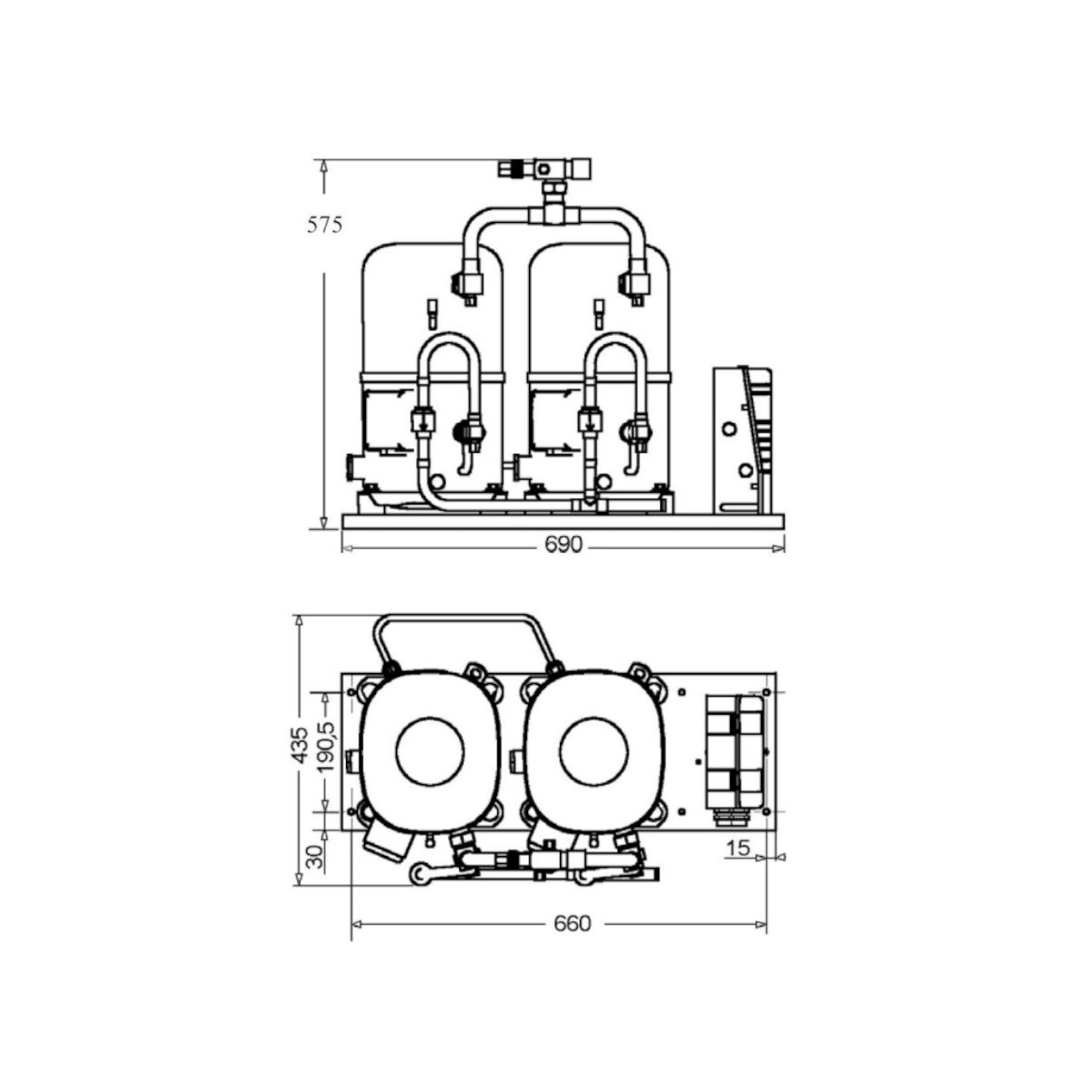 Kompressor TAGD2544Z Tecumseh