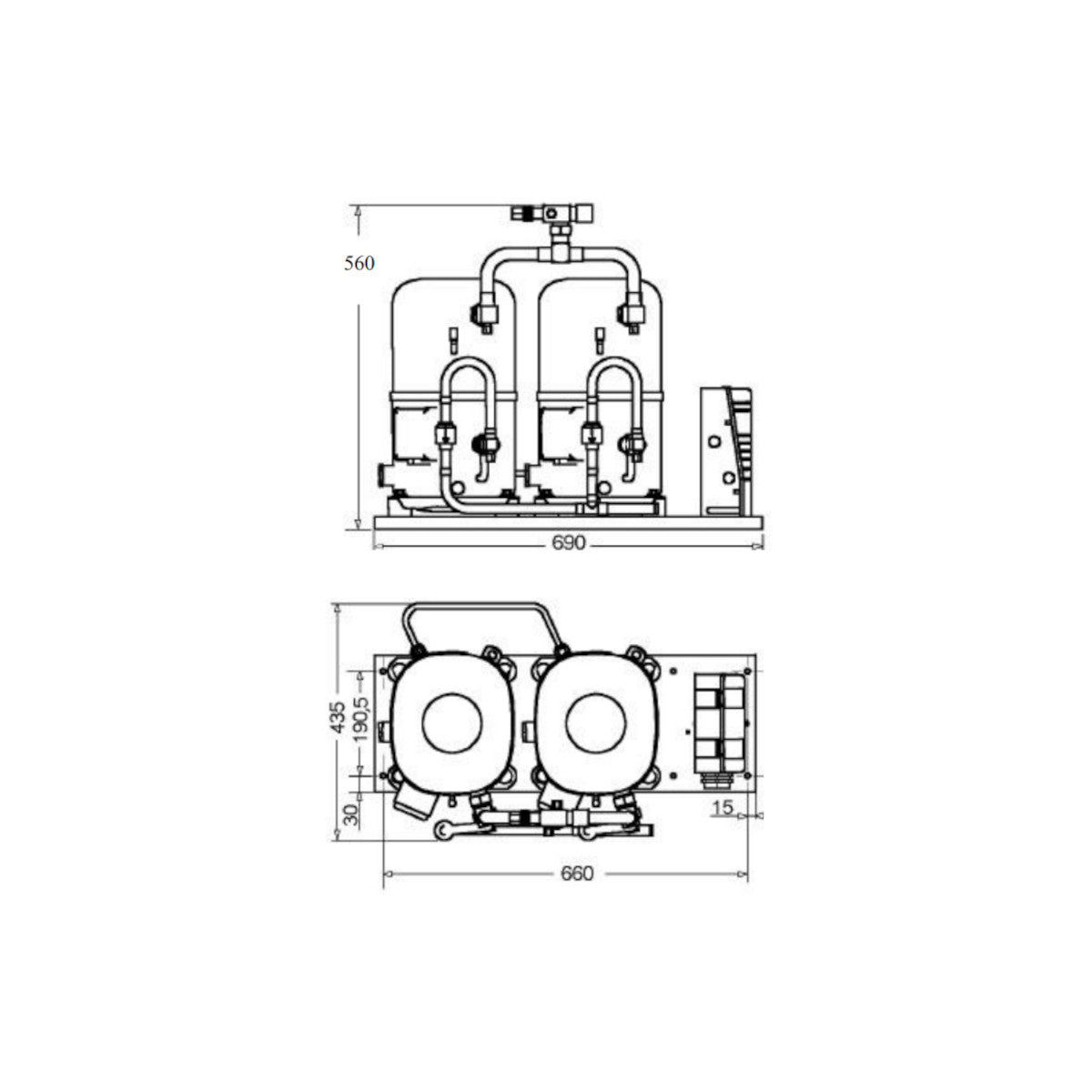 Kompressor TAGD2532Z Tecumseh