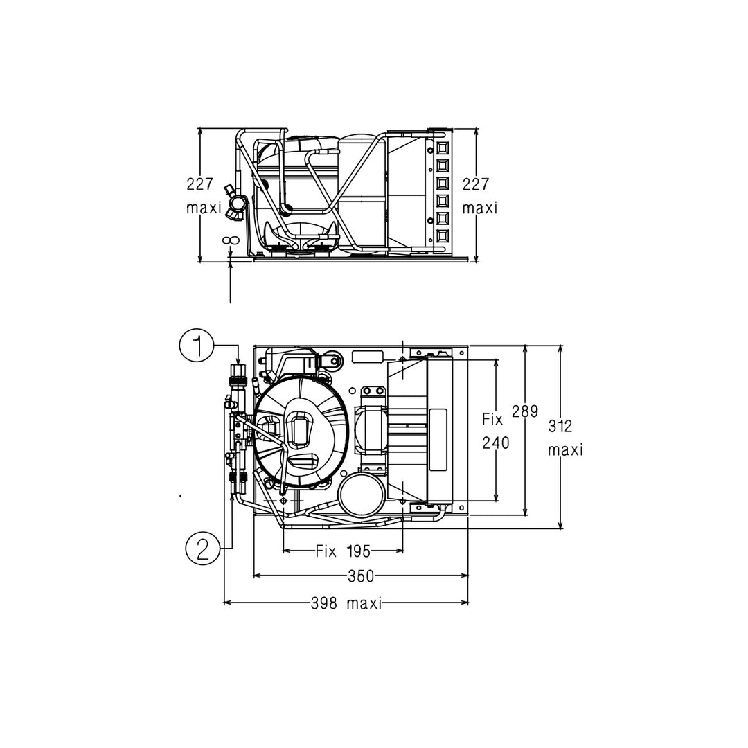 Condensing unit AE4425YHR