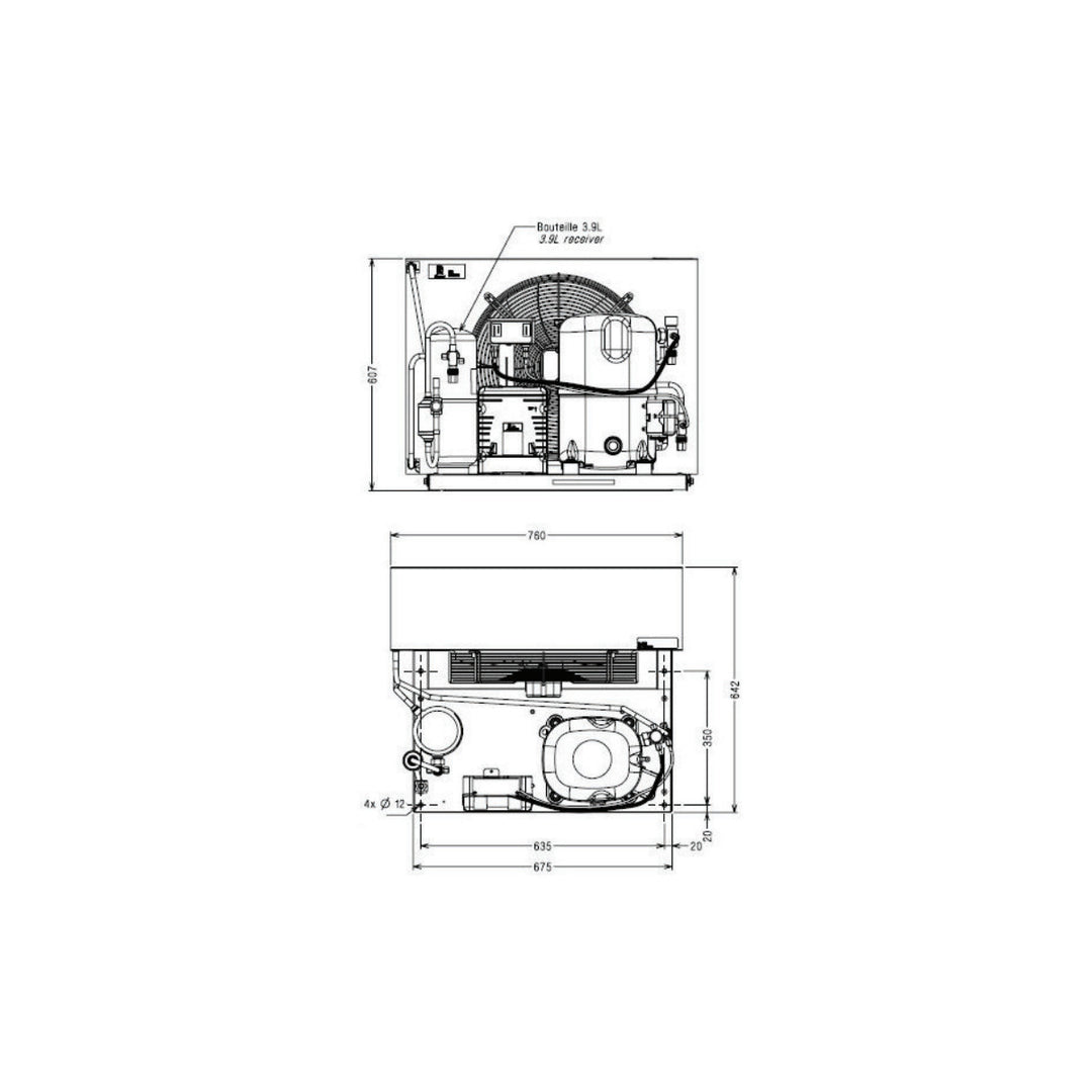 Condensing unit TAGT2525ZBR Tecumseh