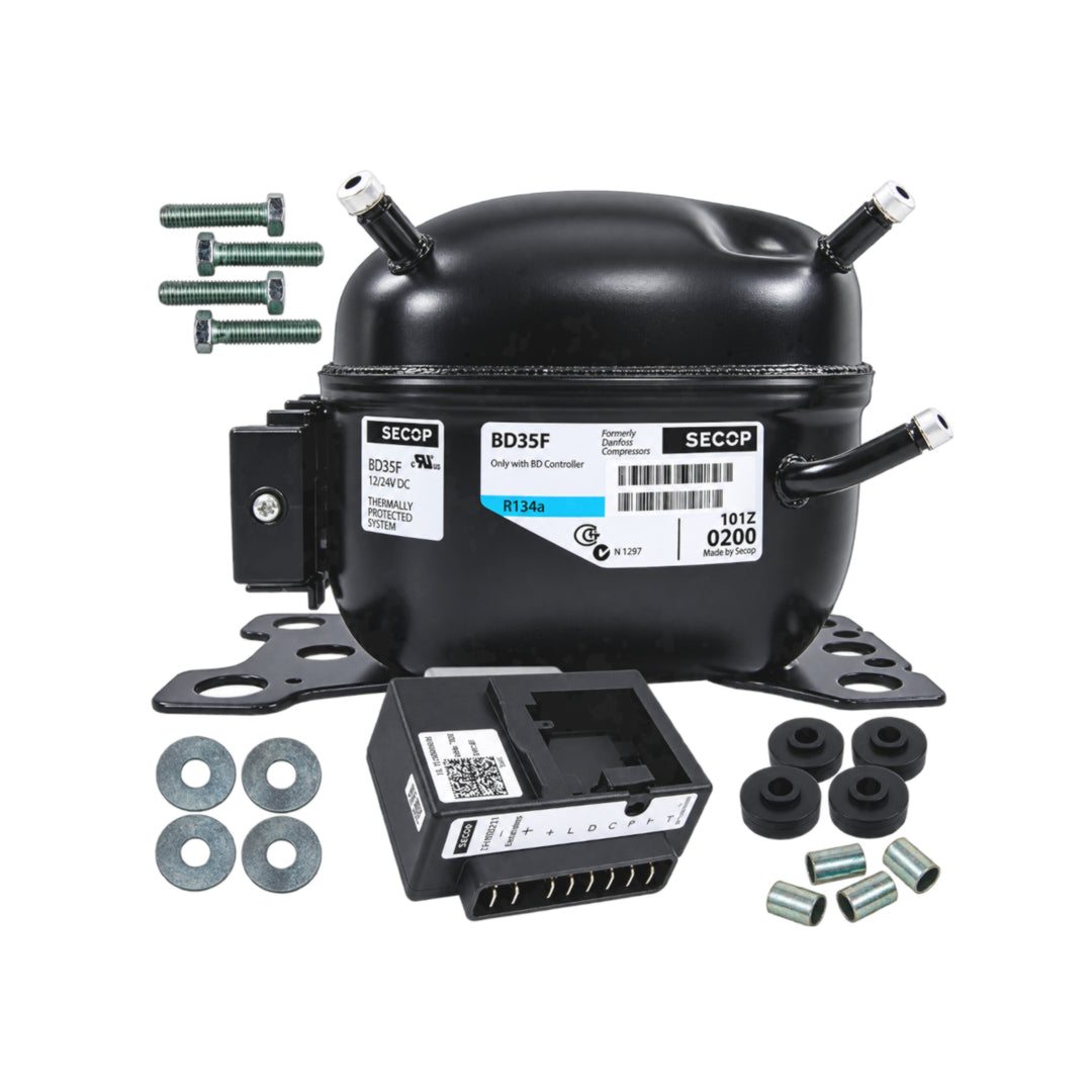 Kompressor BD35F m. Anlaufelektronik Danfoss Secop