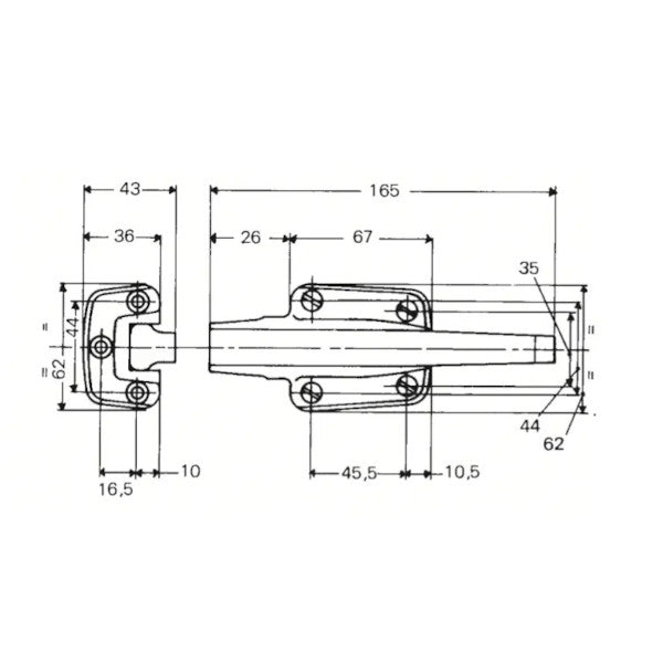 Fermod Latch 651.01 complete