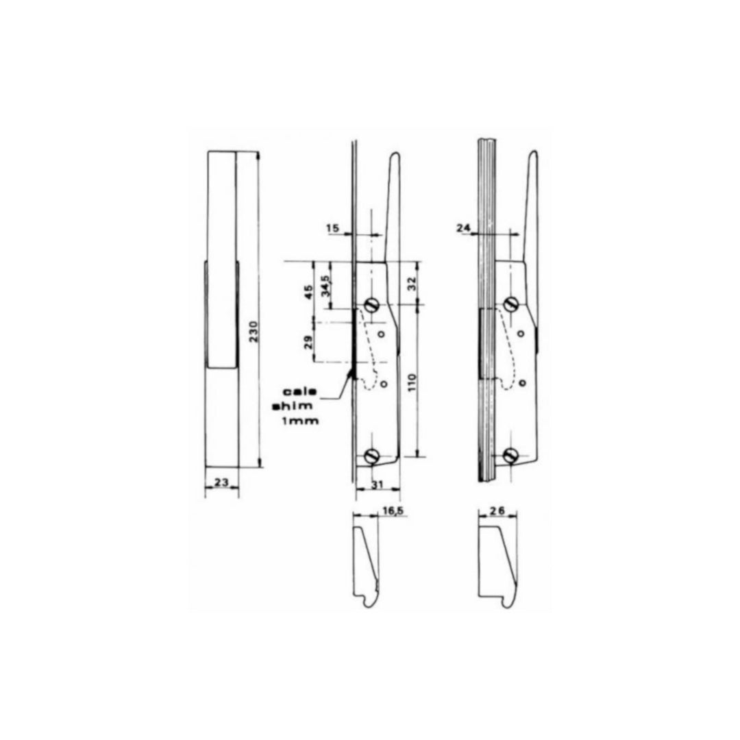 Verschluss 570.21 chrom Fermod
