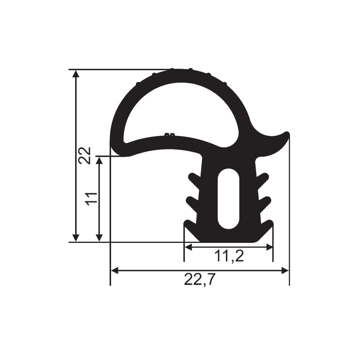 Sealing profile FD5246