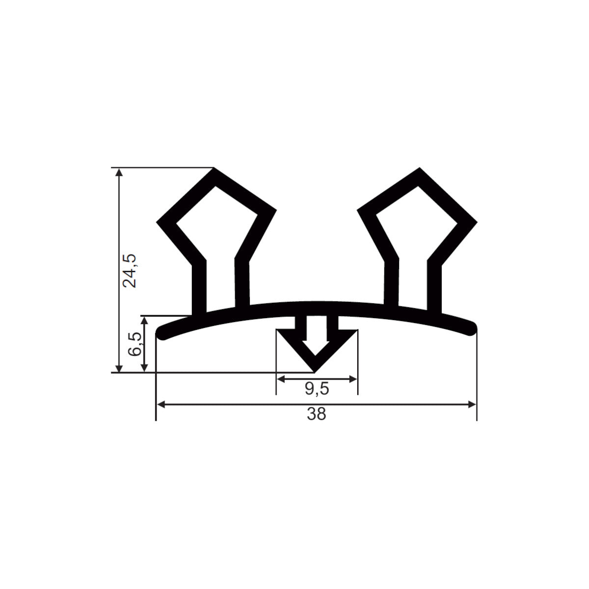 Rubber Seal FD424 / JCR-011
