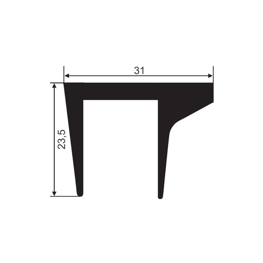 Sealing profile FD324 | JCR-015