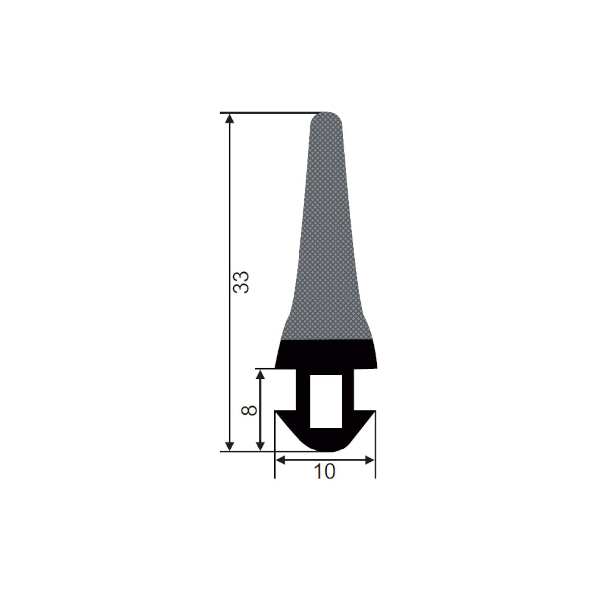 Moosgummidichtung FD464