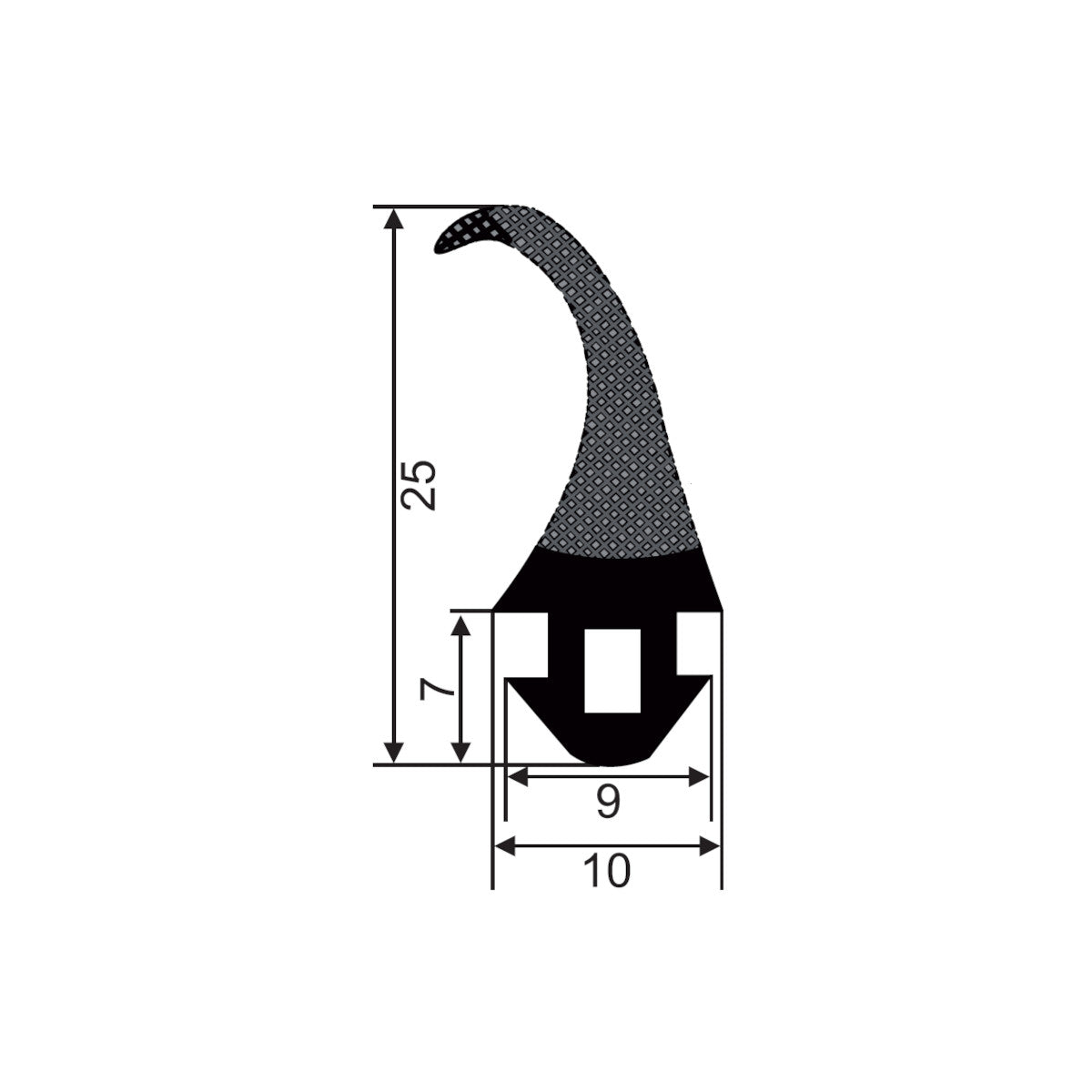 Sealing profile FD474/2