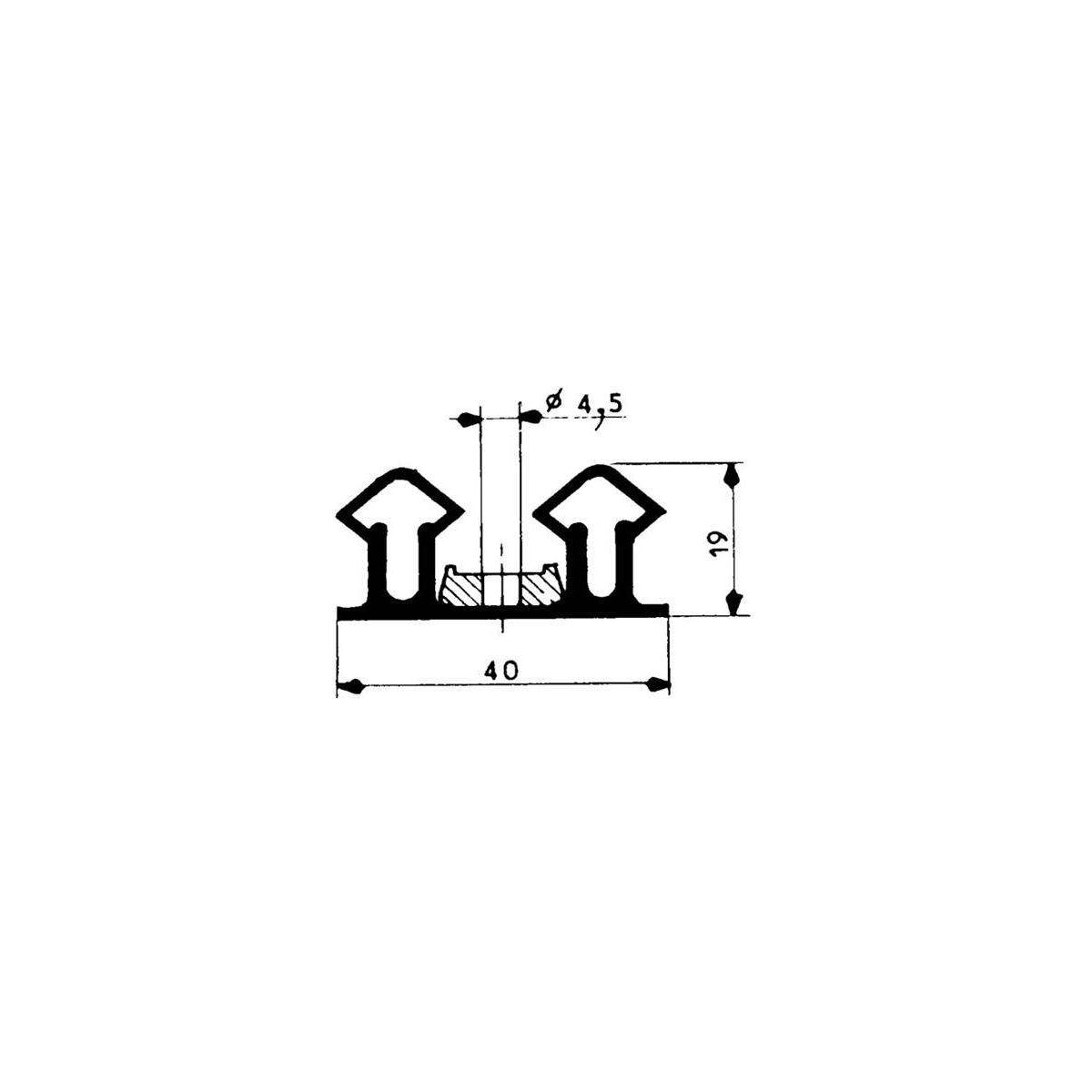 Sealing profile Fermod 67