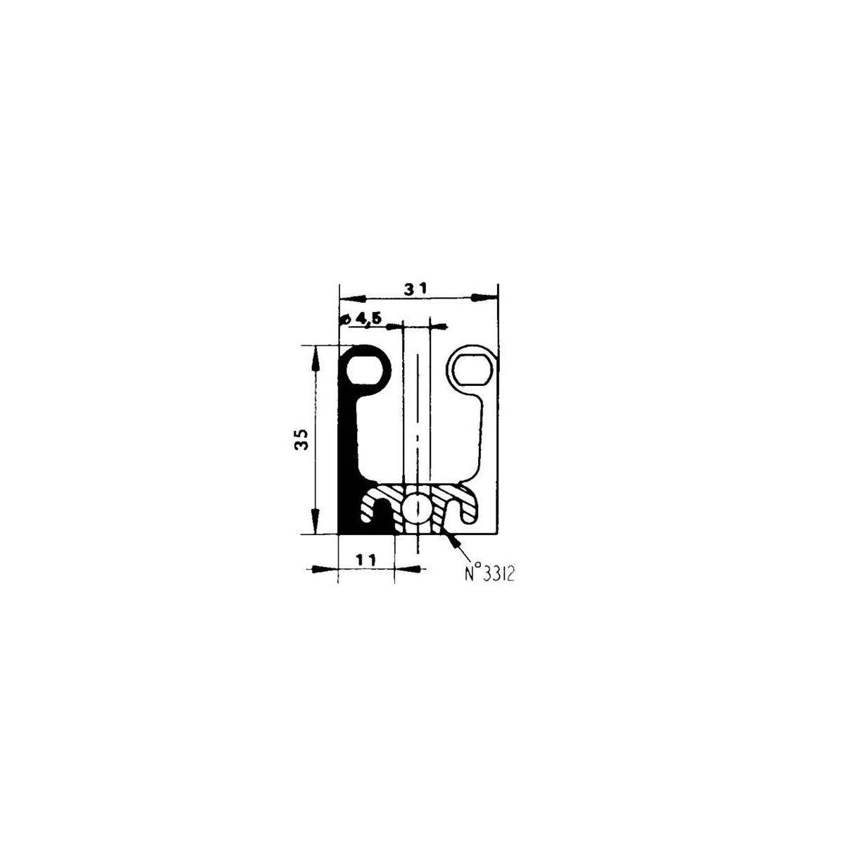 Sealing profile 8511 Fermod