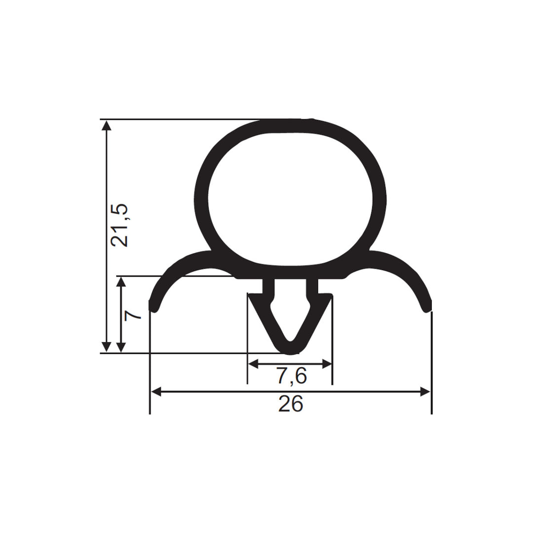 Sealing profile FD192